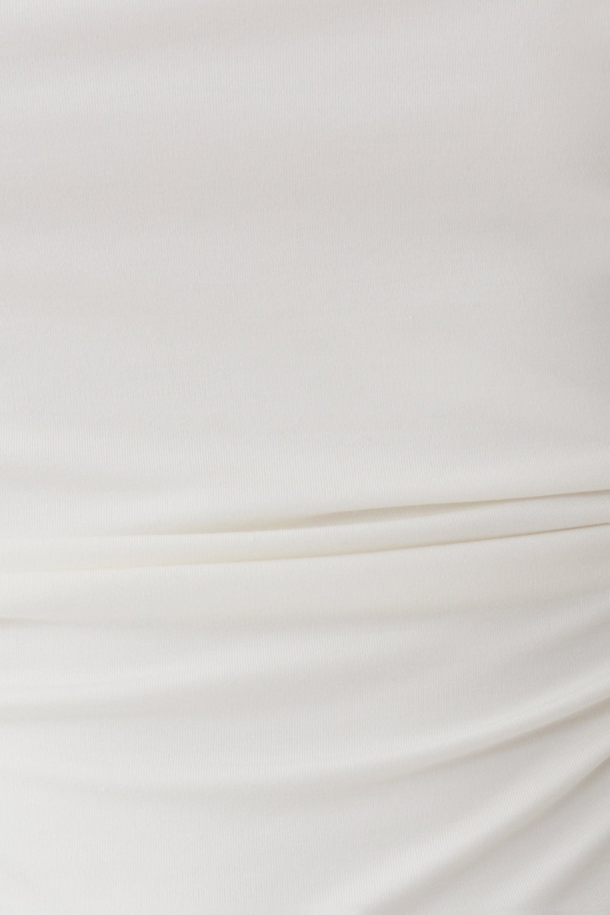 Yuna Short Sleeve Draped Hardware Top - Ivory