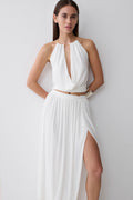 Banks Halter Neck Top With Hardware - White
