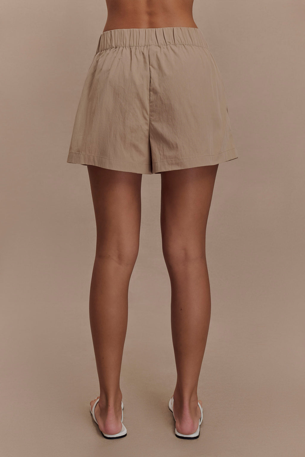 Johanna Cotton Relaxed Shorts - Sand