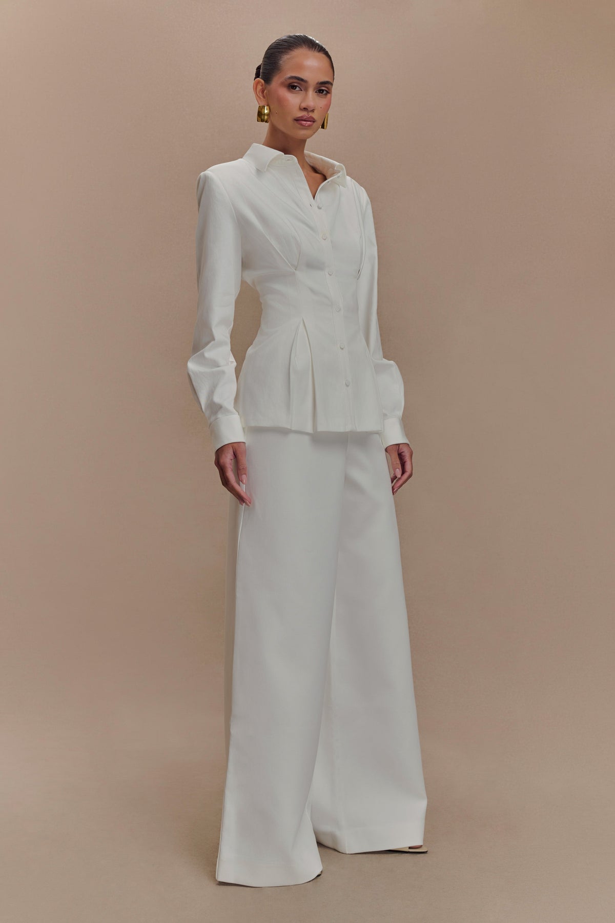 Rhia Oversized Shirt - White