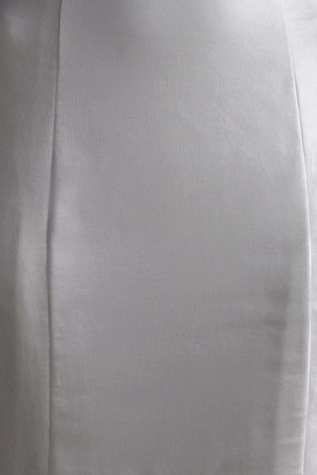 Khloe Satin Fishtail Maxi Skirt - White