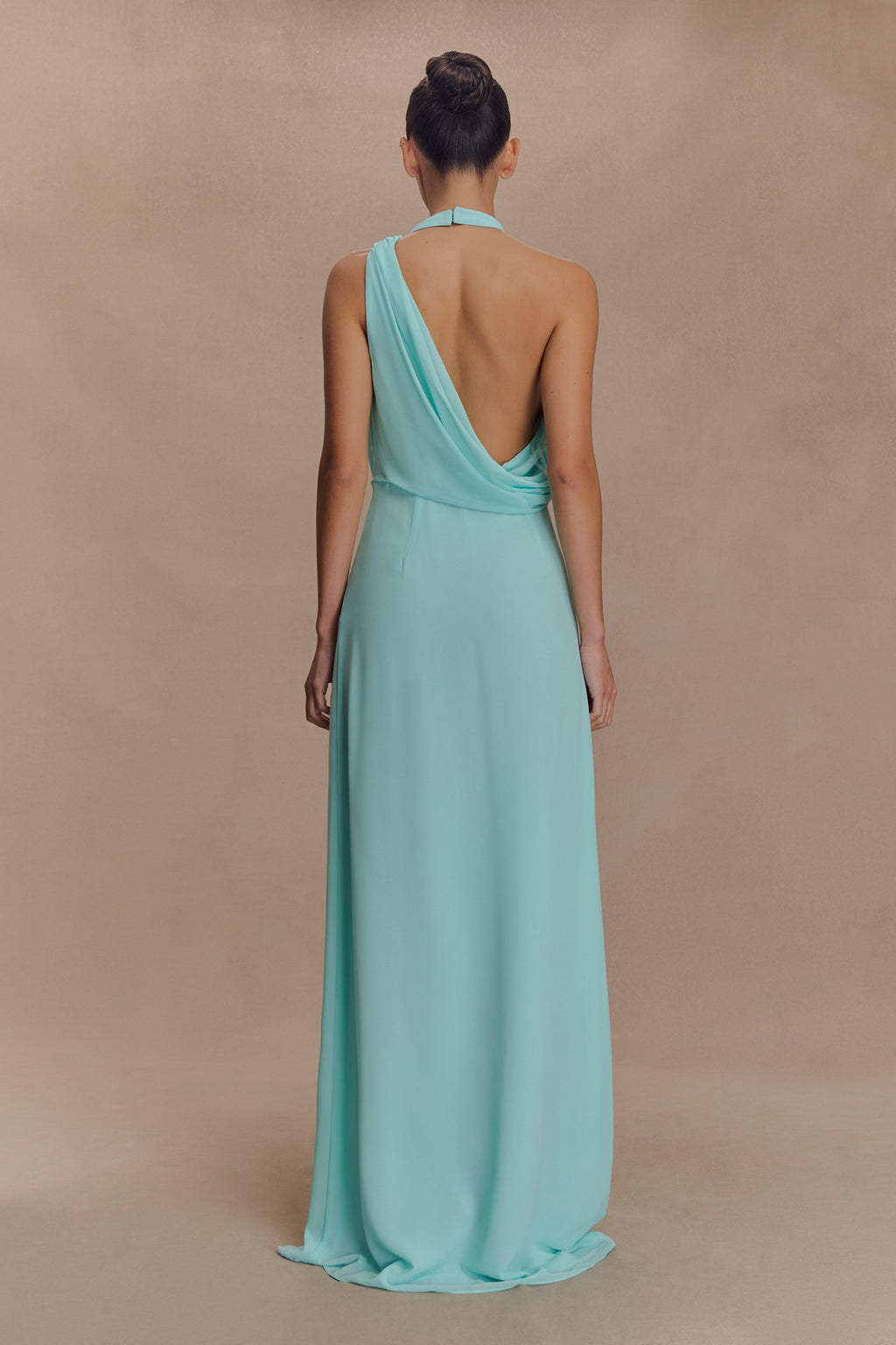 Galia Cowl Neck Maxi Dress - Lagoon