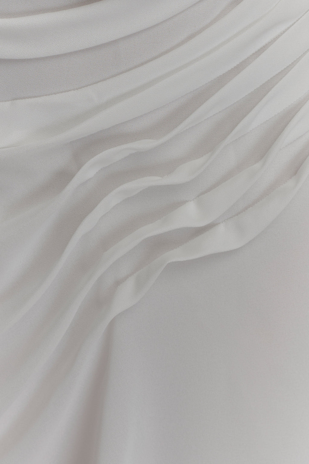 Oria Chiffon Mini Dress - White