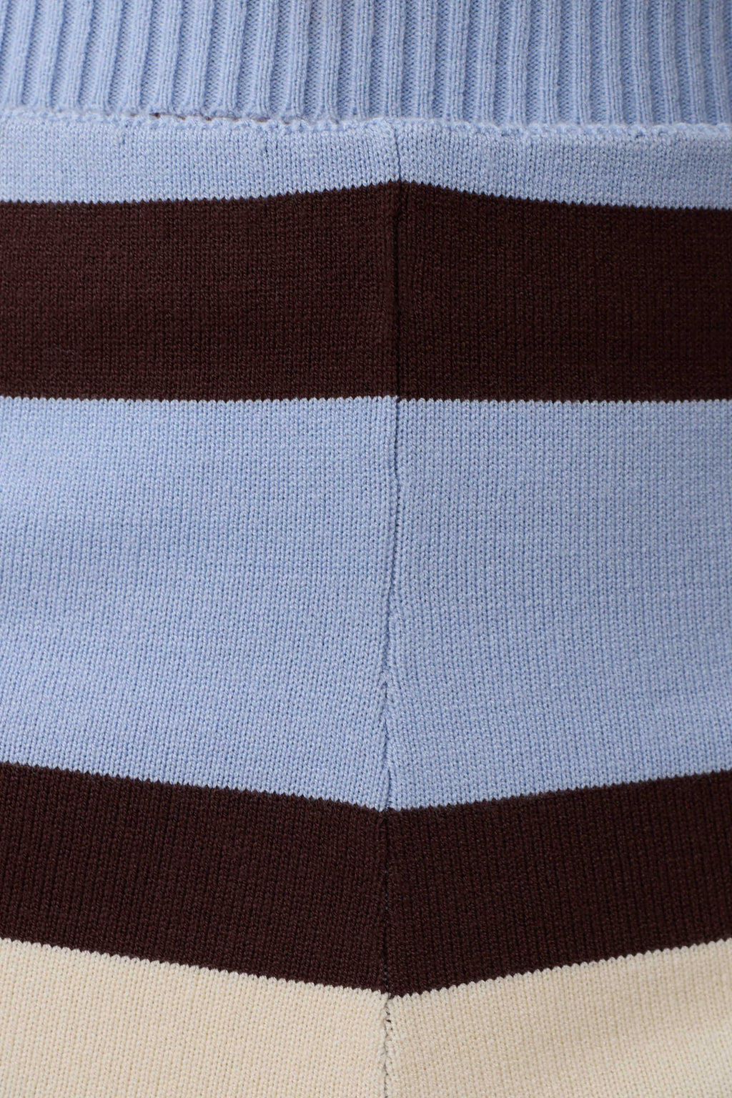 Philly Stripe Knit Short - Chocolate/Blue