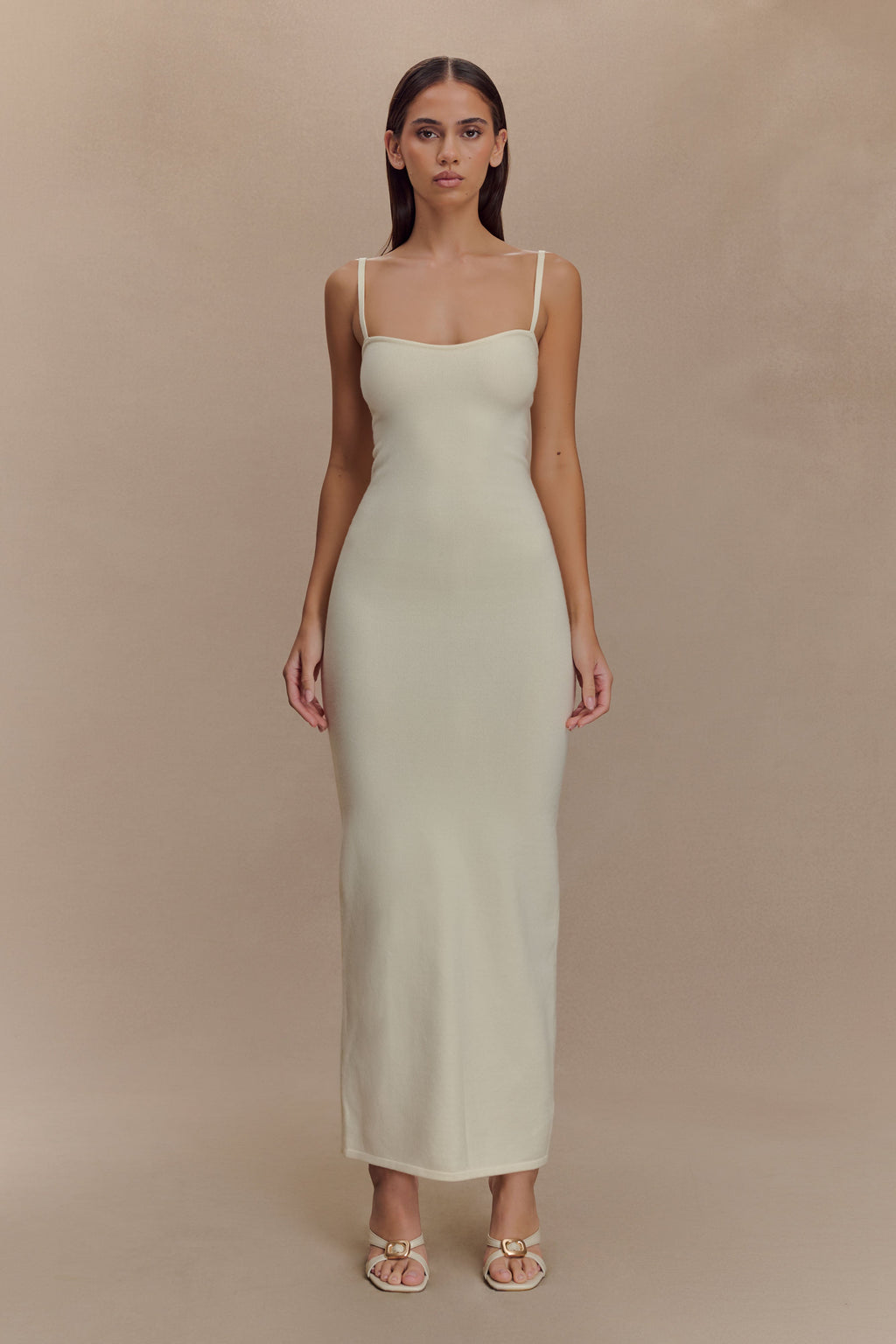 Kingston Knit Maxi Dress - Ivory