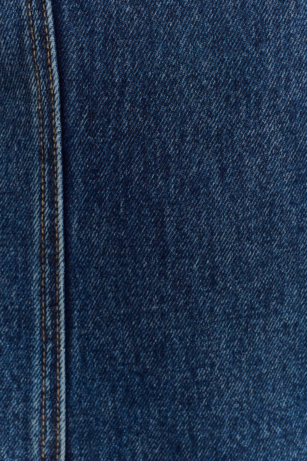 Pascale Off Shoulder Denim Mini Dress - Washed Dark Blue