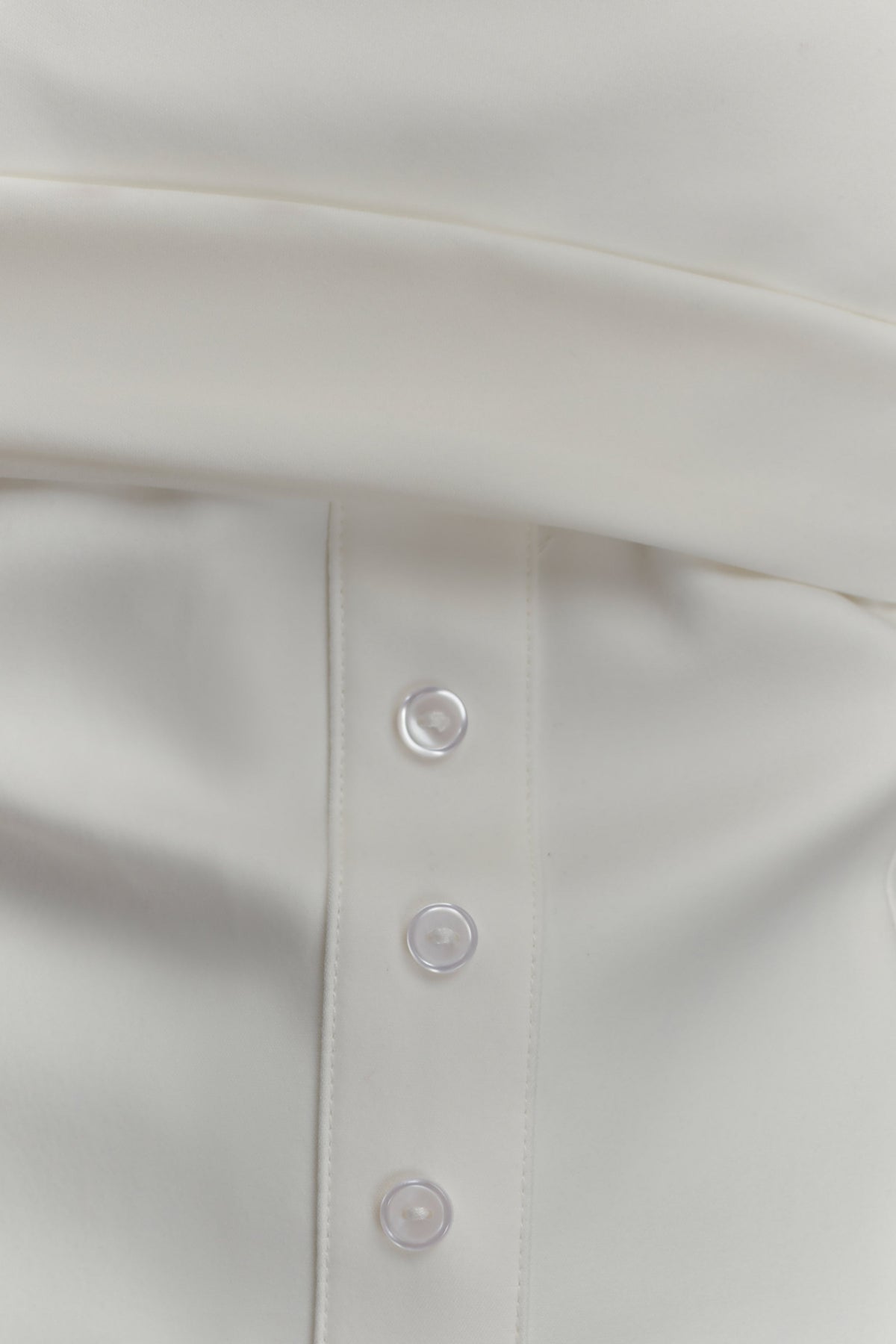 Zillah Strapless Cotton Top - White