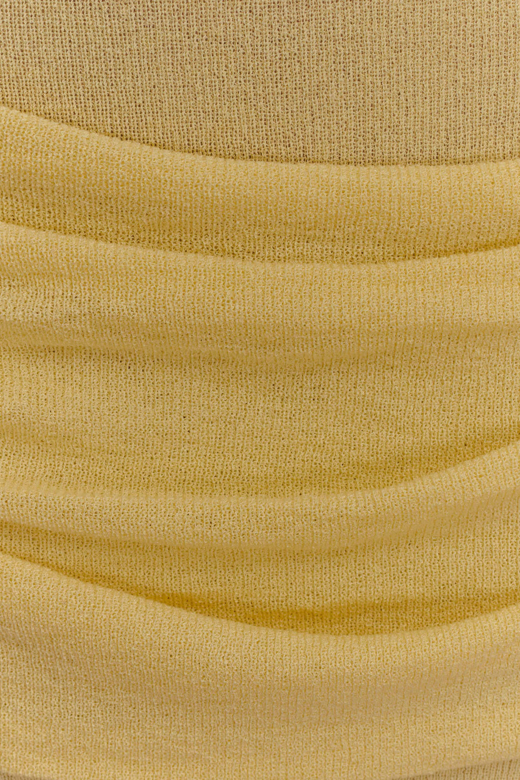 Elora Strapless Knit Maxi Dress - Lemon