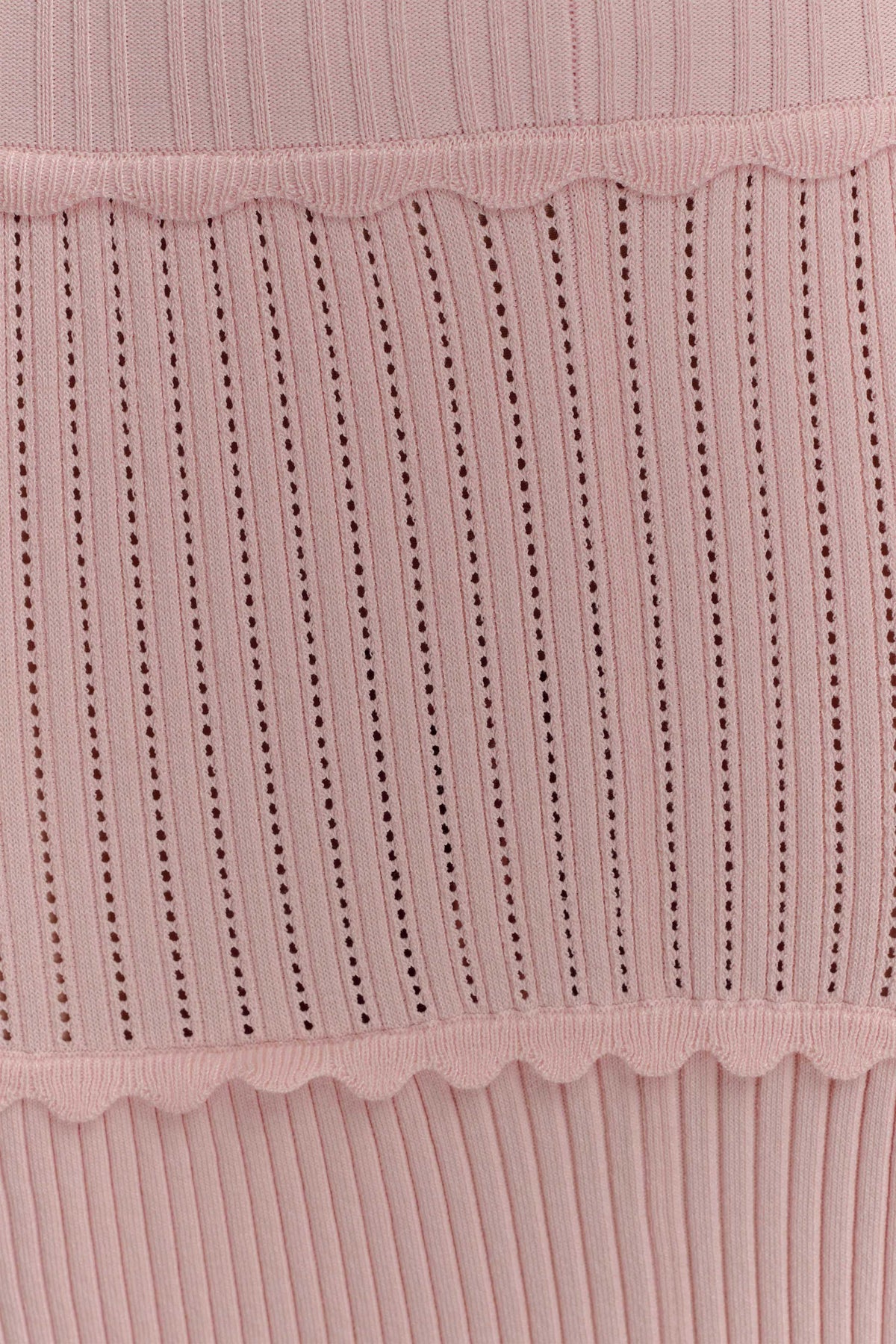 Finley Pointelle Knit Maxi Dress - Baby Pink