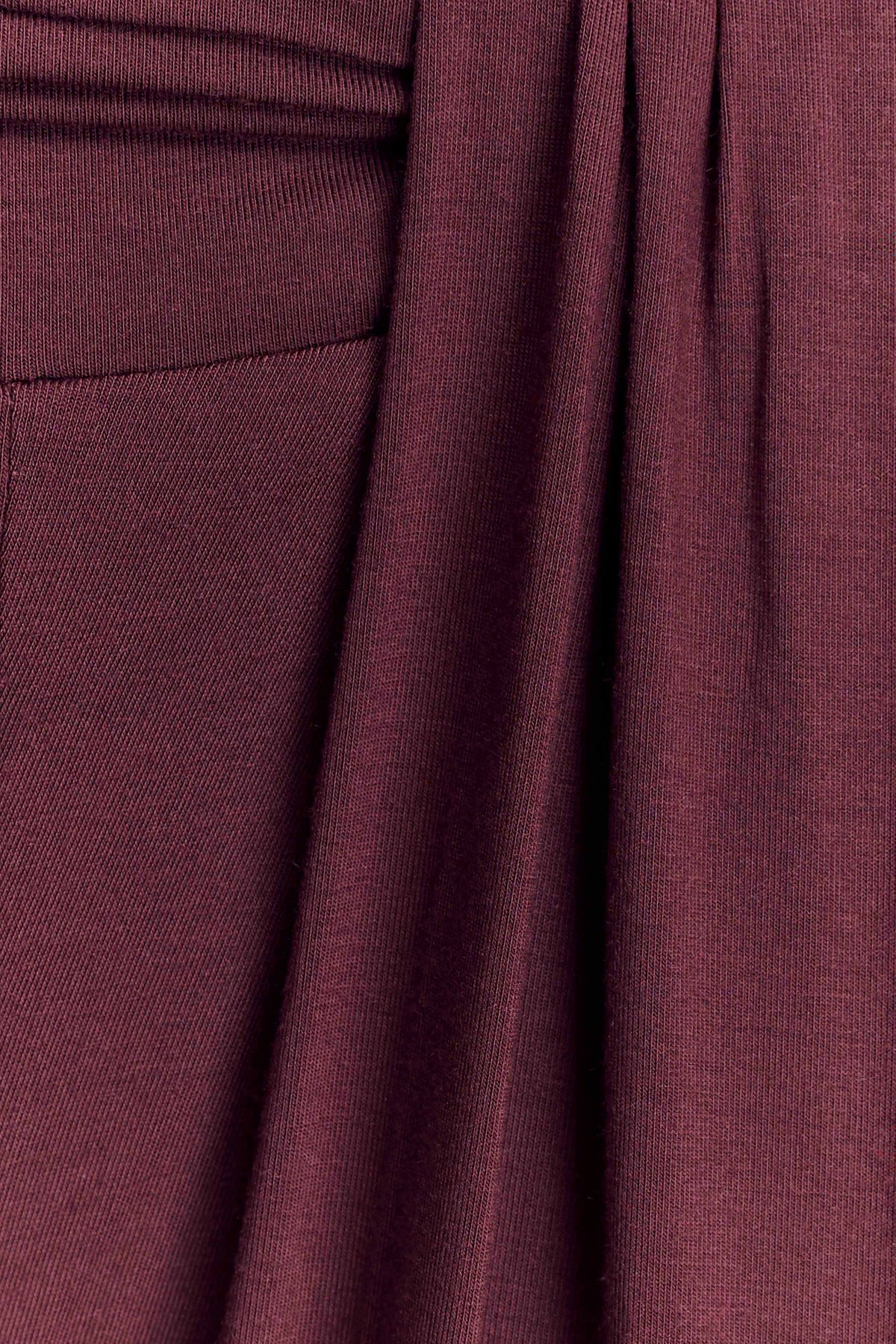 Ramona Modal Straight Leg Pant - Mahogany