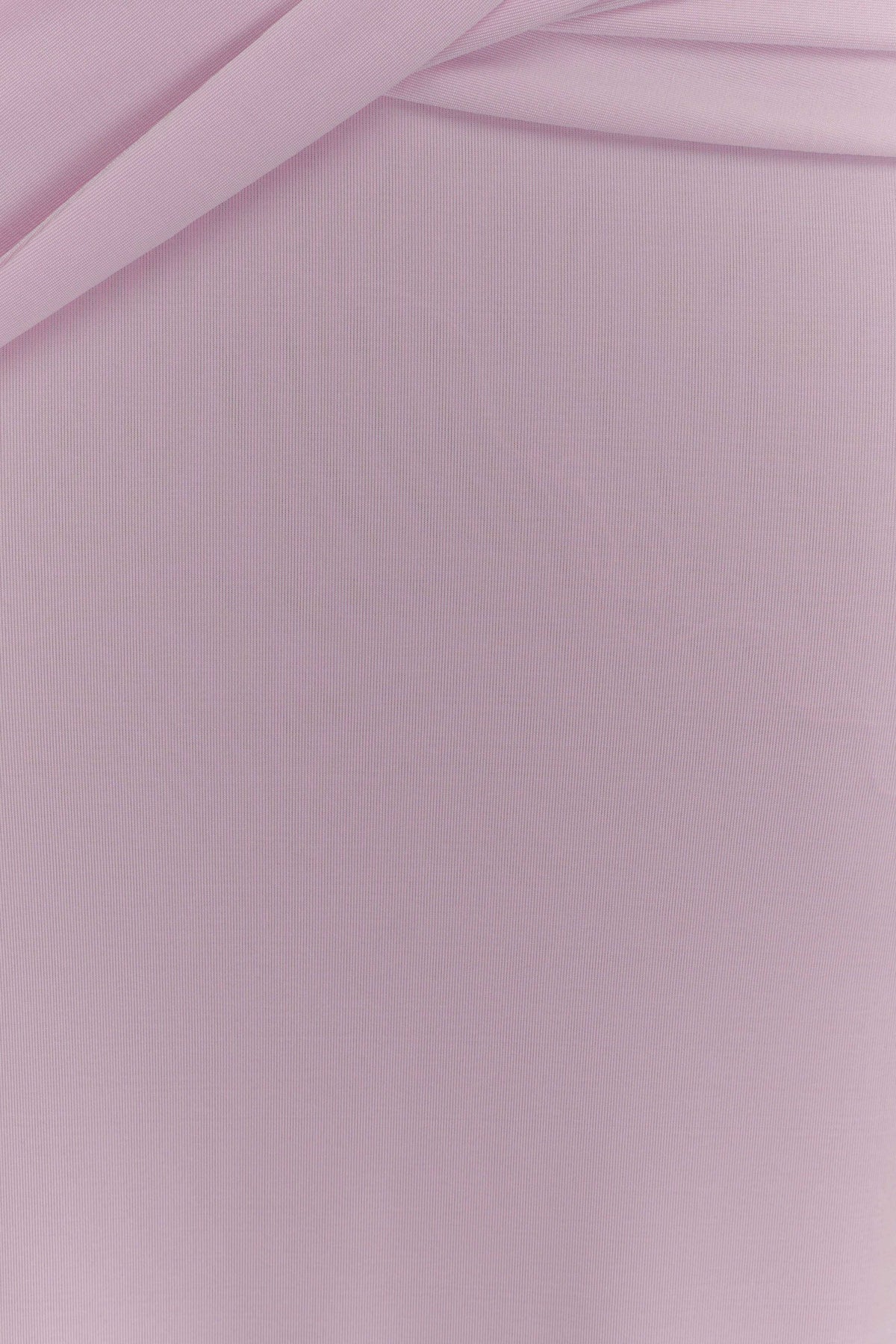 Henley Slinky Drape Maxi Dress - Baby Pink