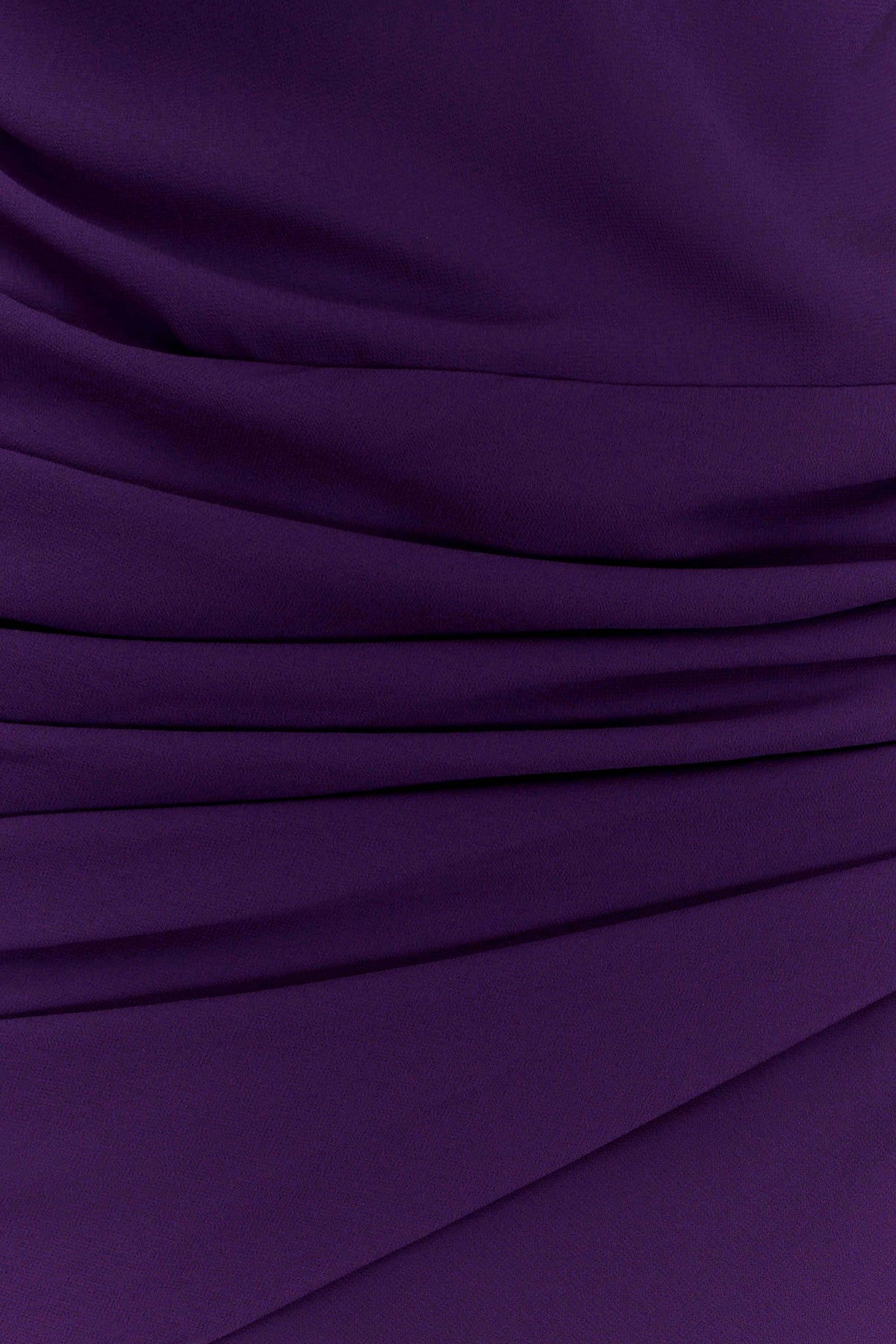Giulia Chiffon Draped Maxi Dress - Purple