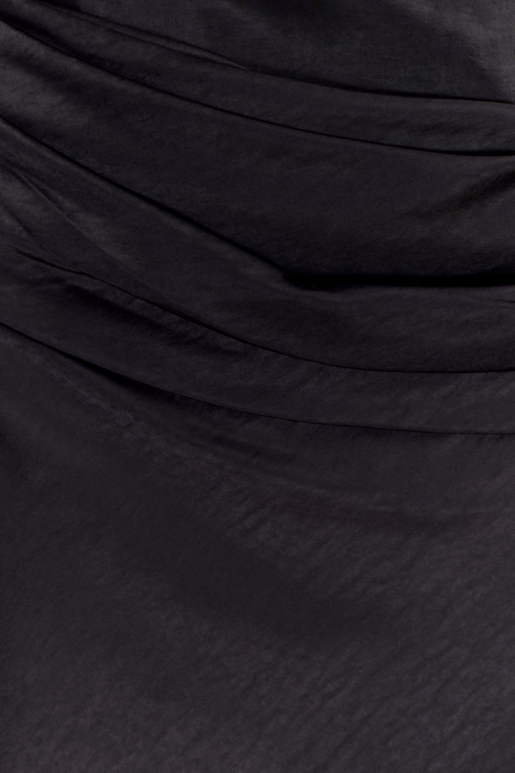 Jasmine Strapless Satin Maxi Dress - Black