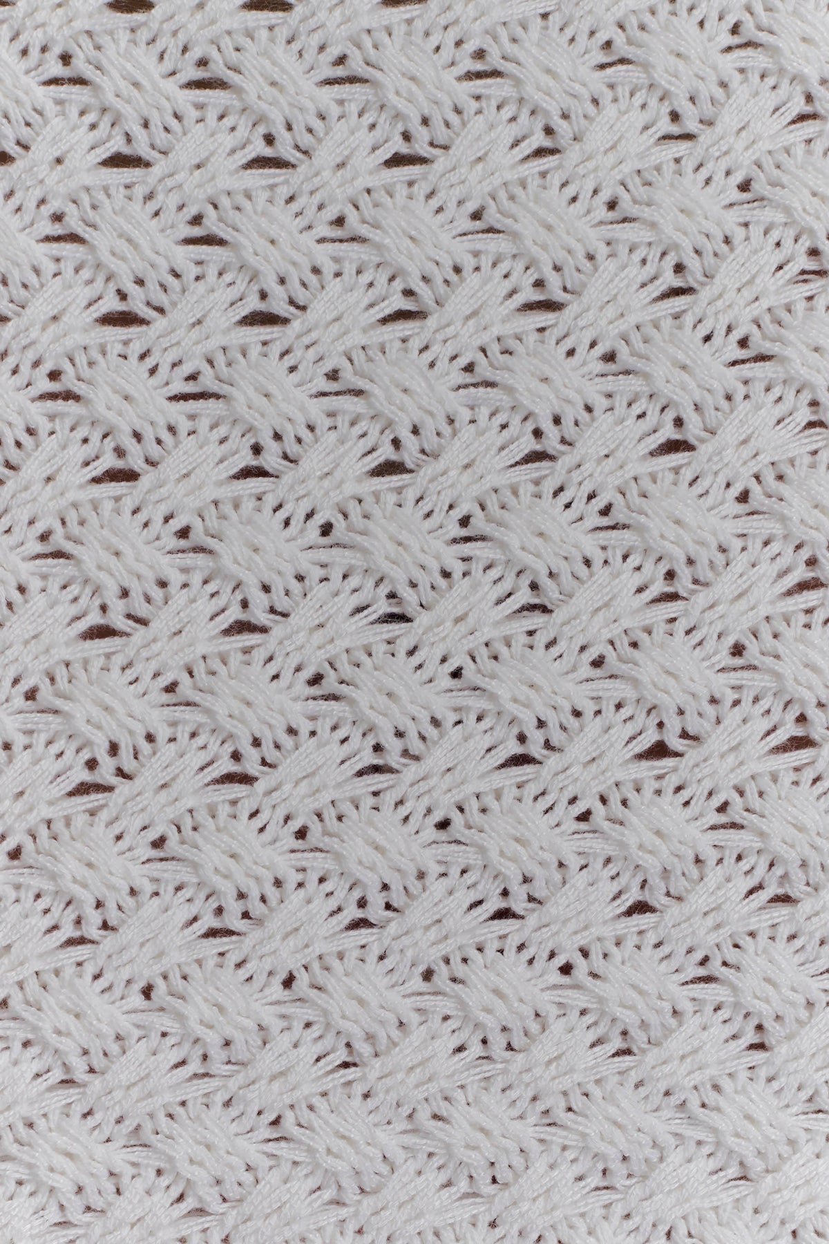 Terrymae Crochet Mini Skirt - White