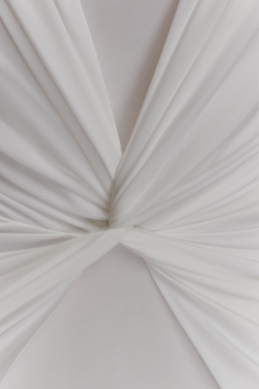 Mirren Strapless Slinky Maxi Dress - White
