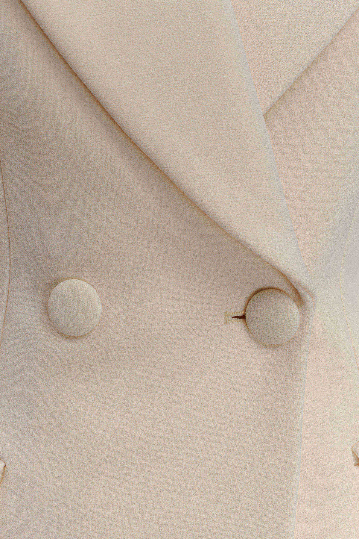 Wesley Structured Blazer - Buttercream