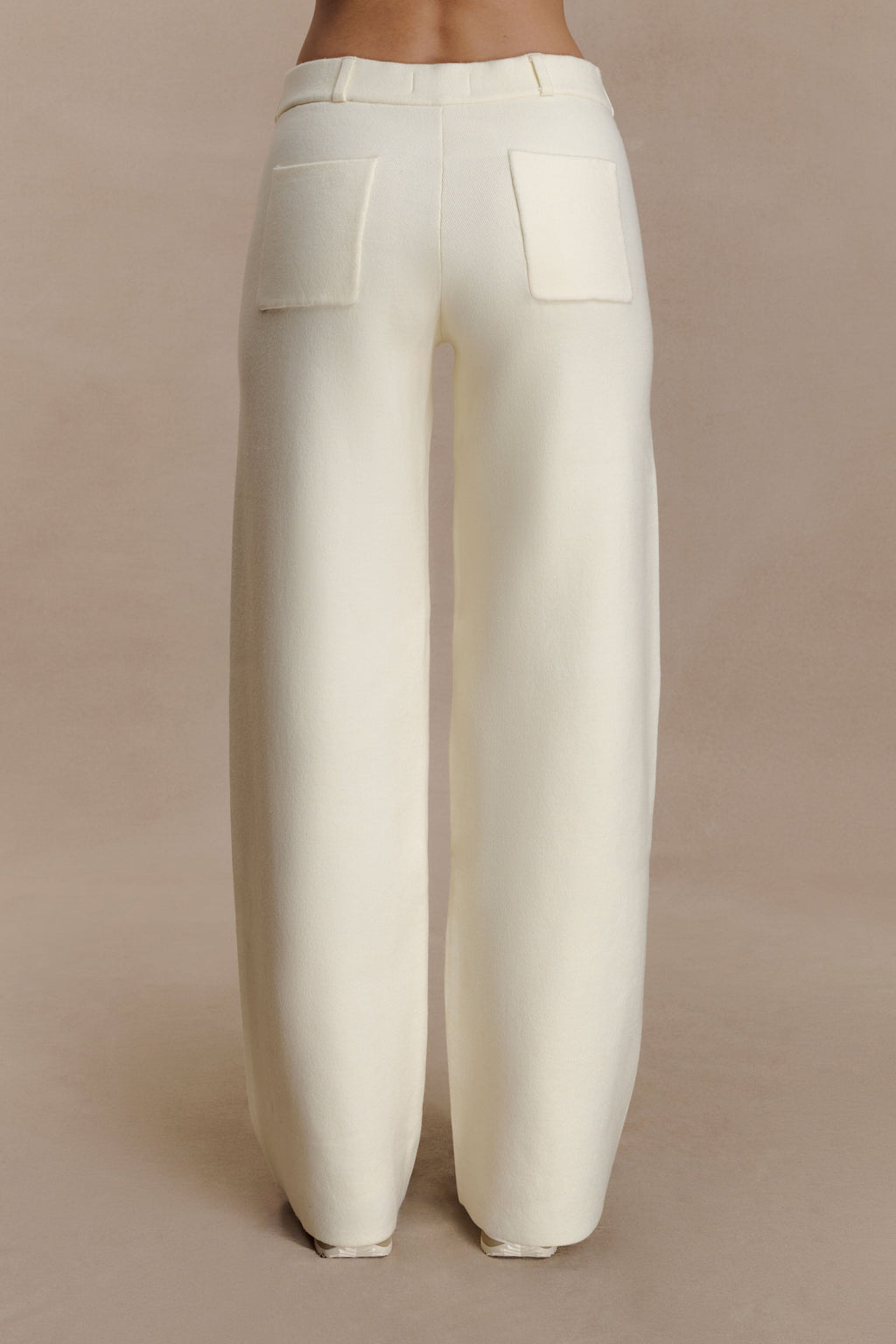 Lauren Knit Trouser - Ivory