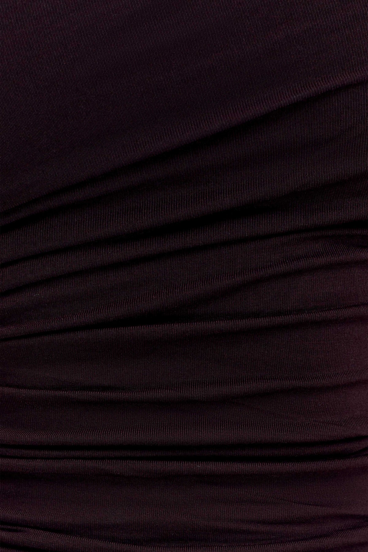 Anna One Shoulder Modal Top - Cacao Brown