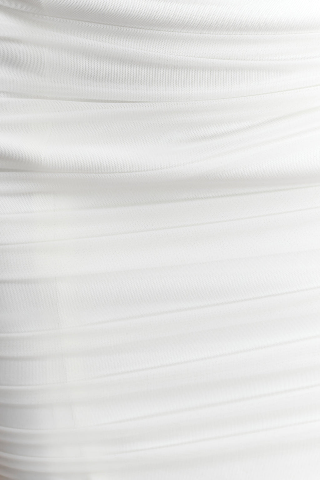 Jianna Strapless Mesh Maxi Dress - Ivory