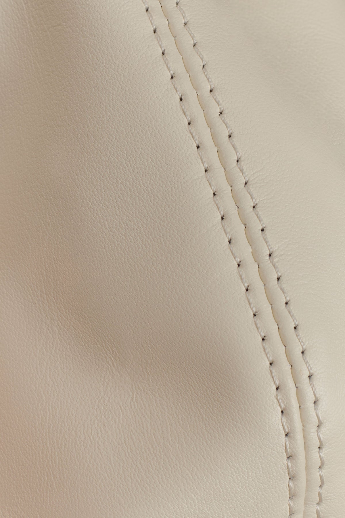 Bristol Mini Croissant Leather Bag - Ivory