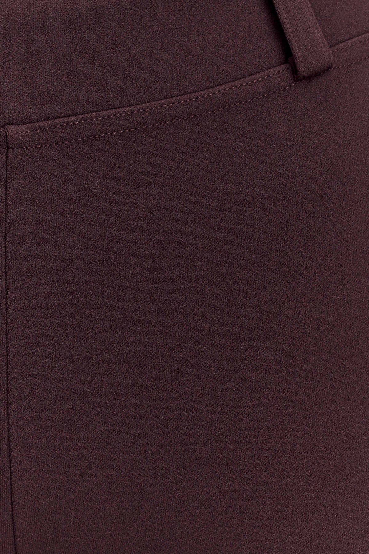 Blanca Stretch Crepe Capri Pants - Chocolate