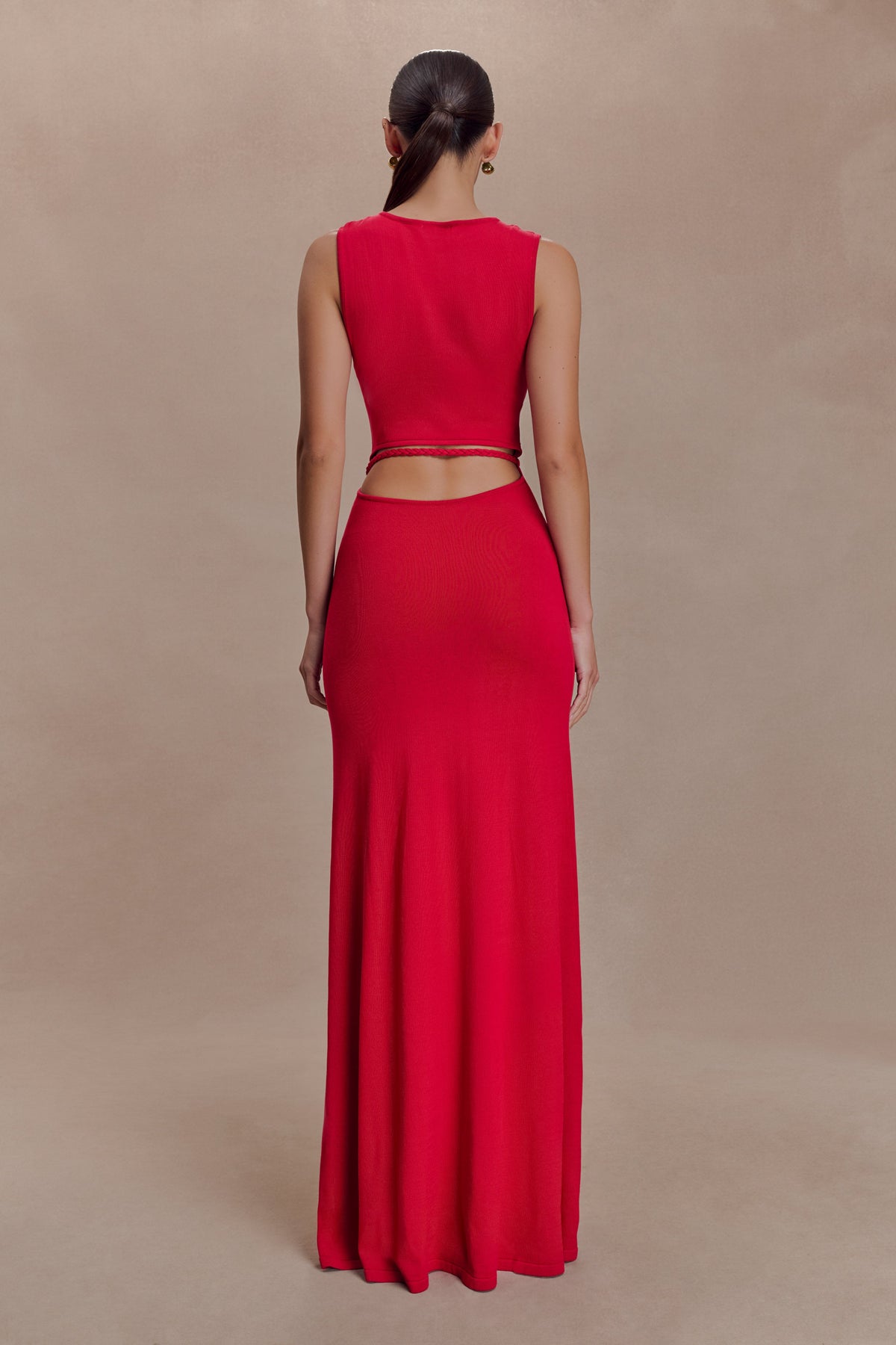 Monay Tulip Maxi Dress - Raspberry