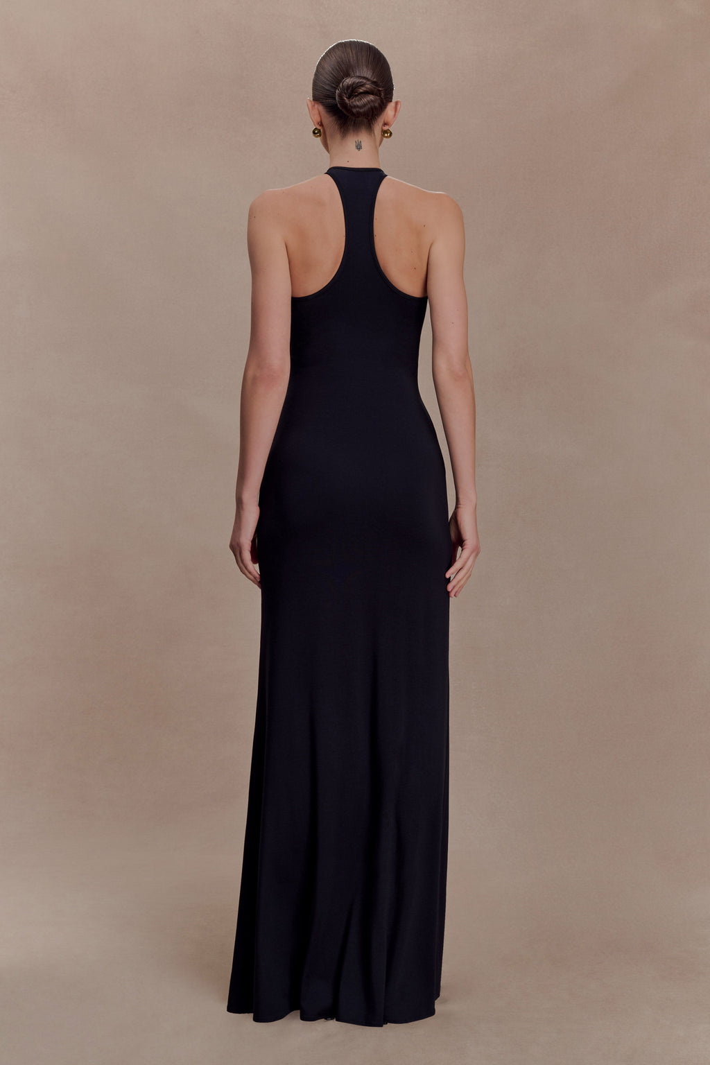 Ramona Modal Maxi Dress With Hardware - Black
