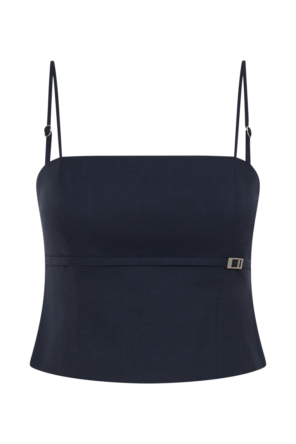Aberley Crop Top - Dark Navy