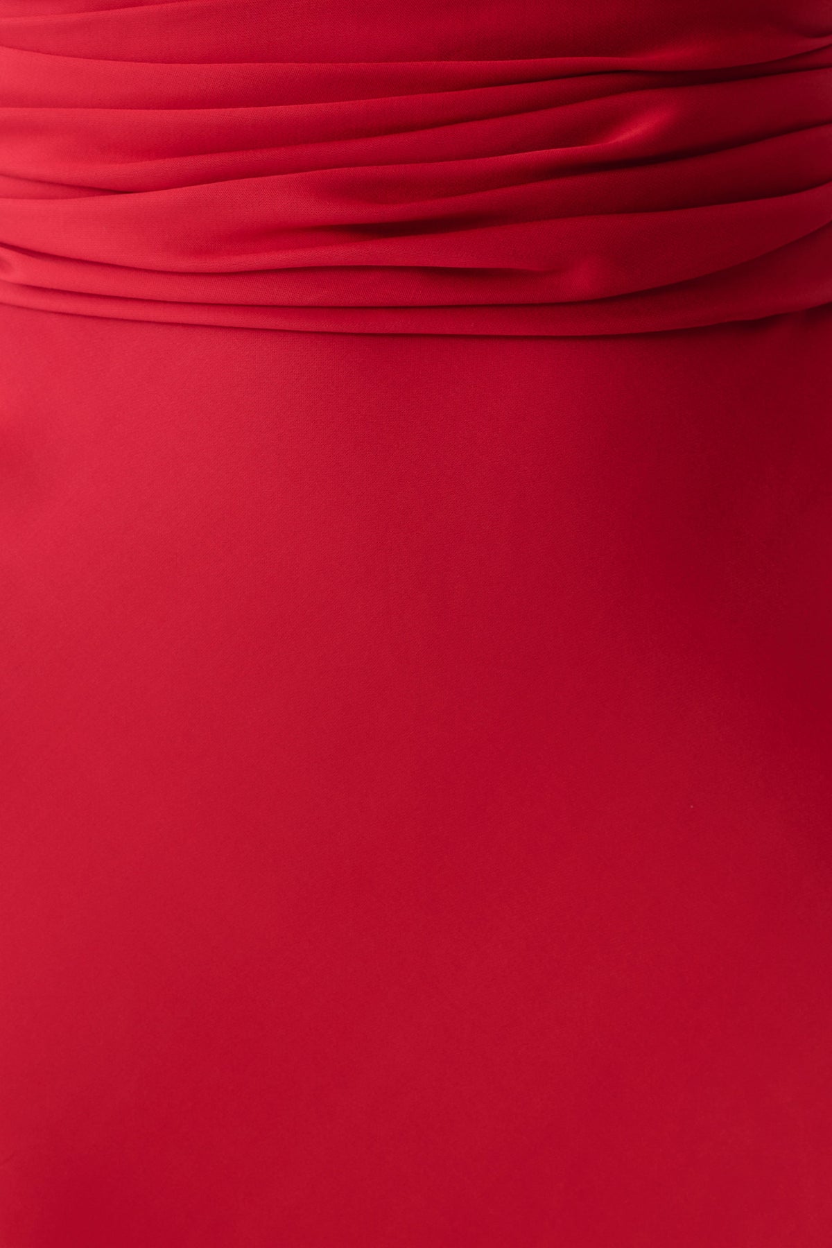 Destiny Cut Out Satin Maxi Dress - Red