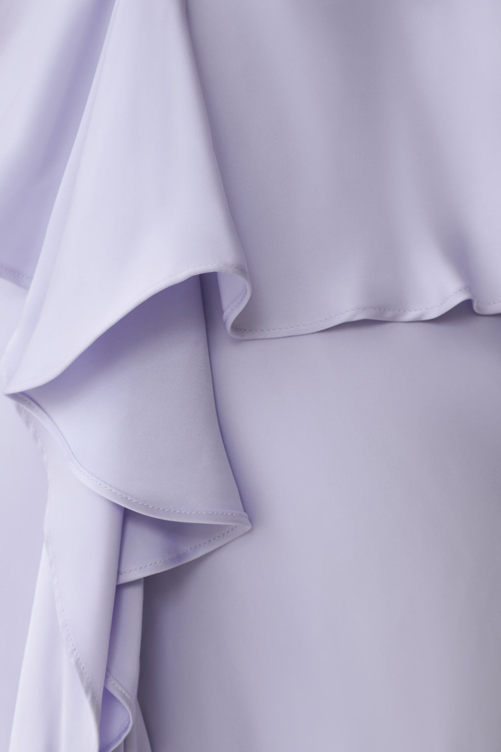Faria Bias Satin Maxi Dress - Lilac