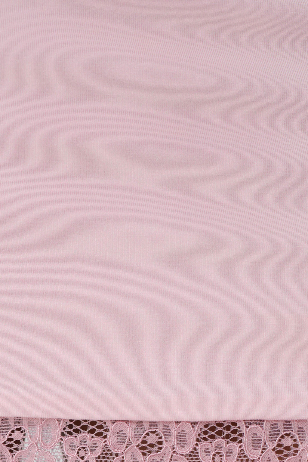 Althea Lace Trimmed Mini Dress - Pale Pink
