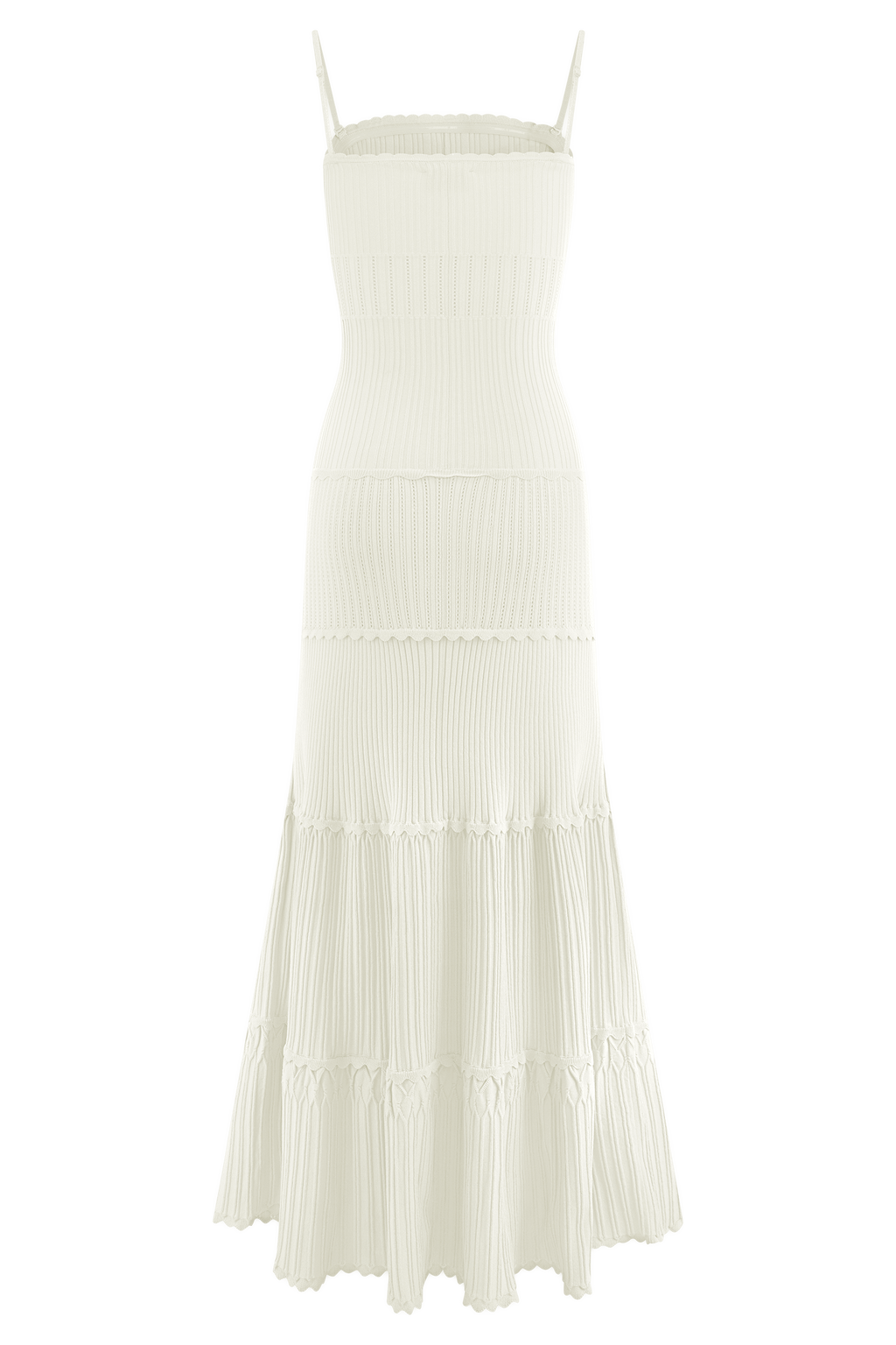 Finley Pointelle Knit Maxi Dress - Ivory