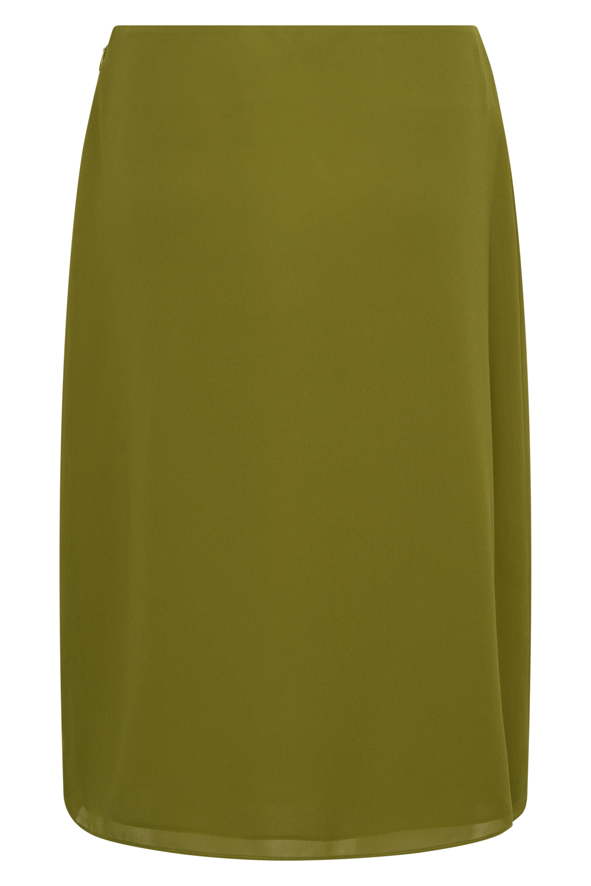 Amelia Chiffon Midi Skirt - Green