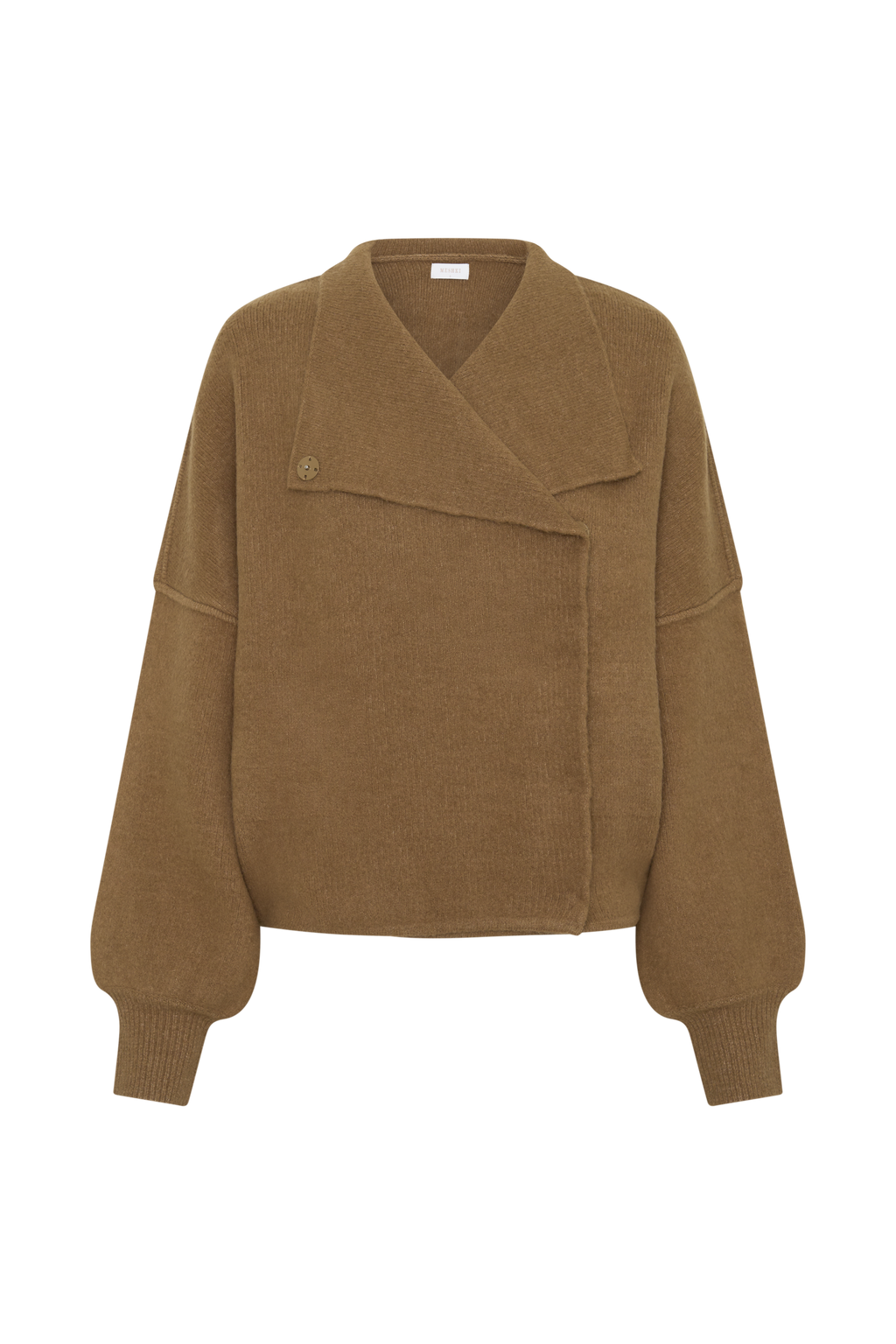 Brittany Blouson Knit Cardigan - Camel