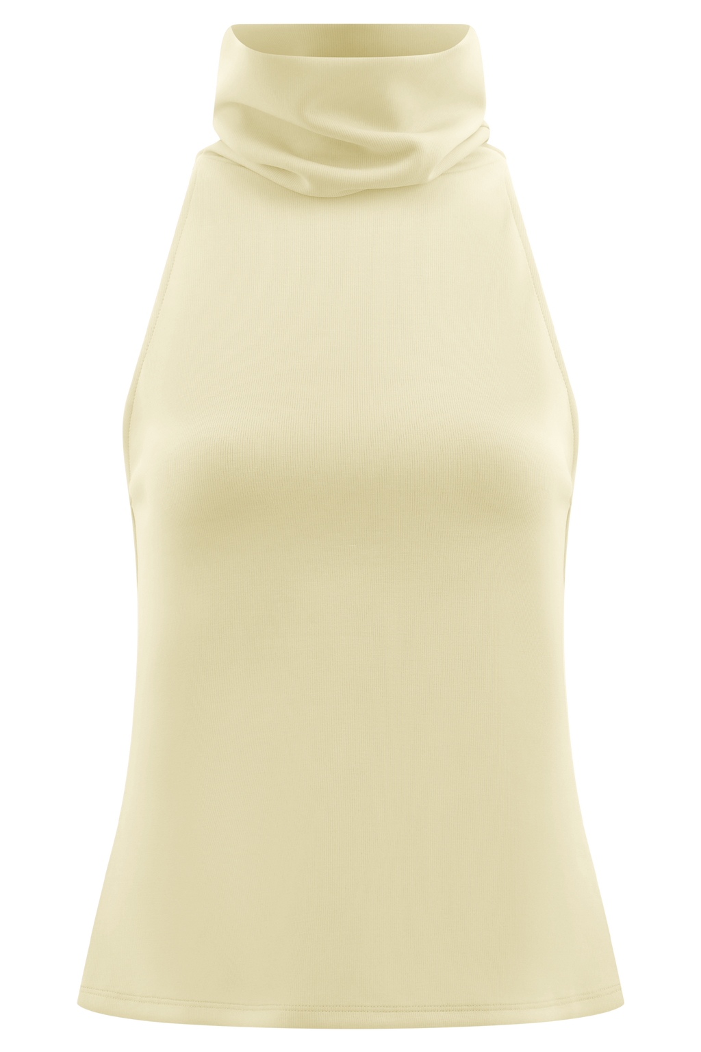 Birdie High Neck Sleeveless Top - Ivory