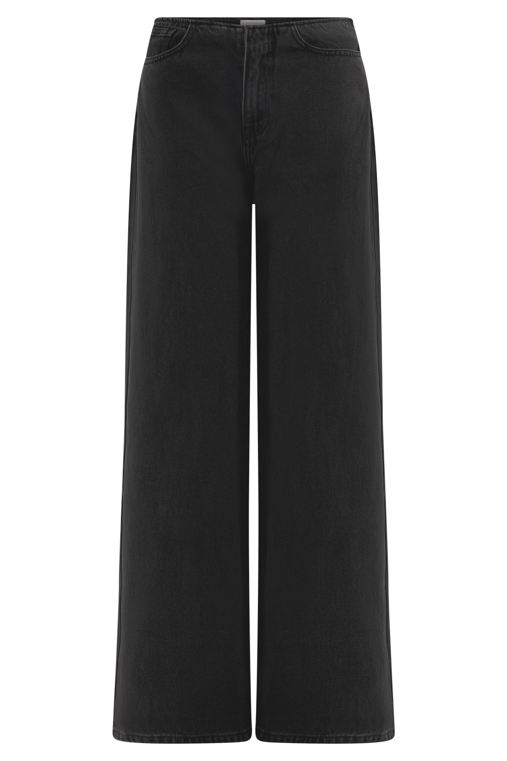 Caitlin Mid Rise Denim Jeans - Washed Black