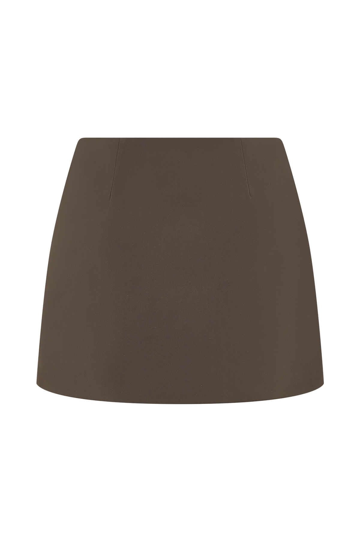 Effy Suiting Mini Skirt - Cacao Brown