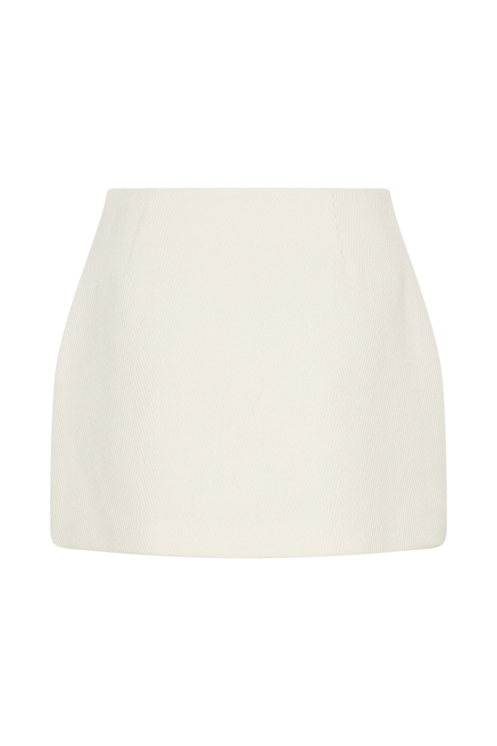Elara Suiting Mini Skirt - Ivory