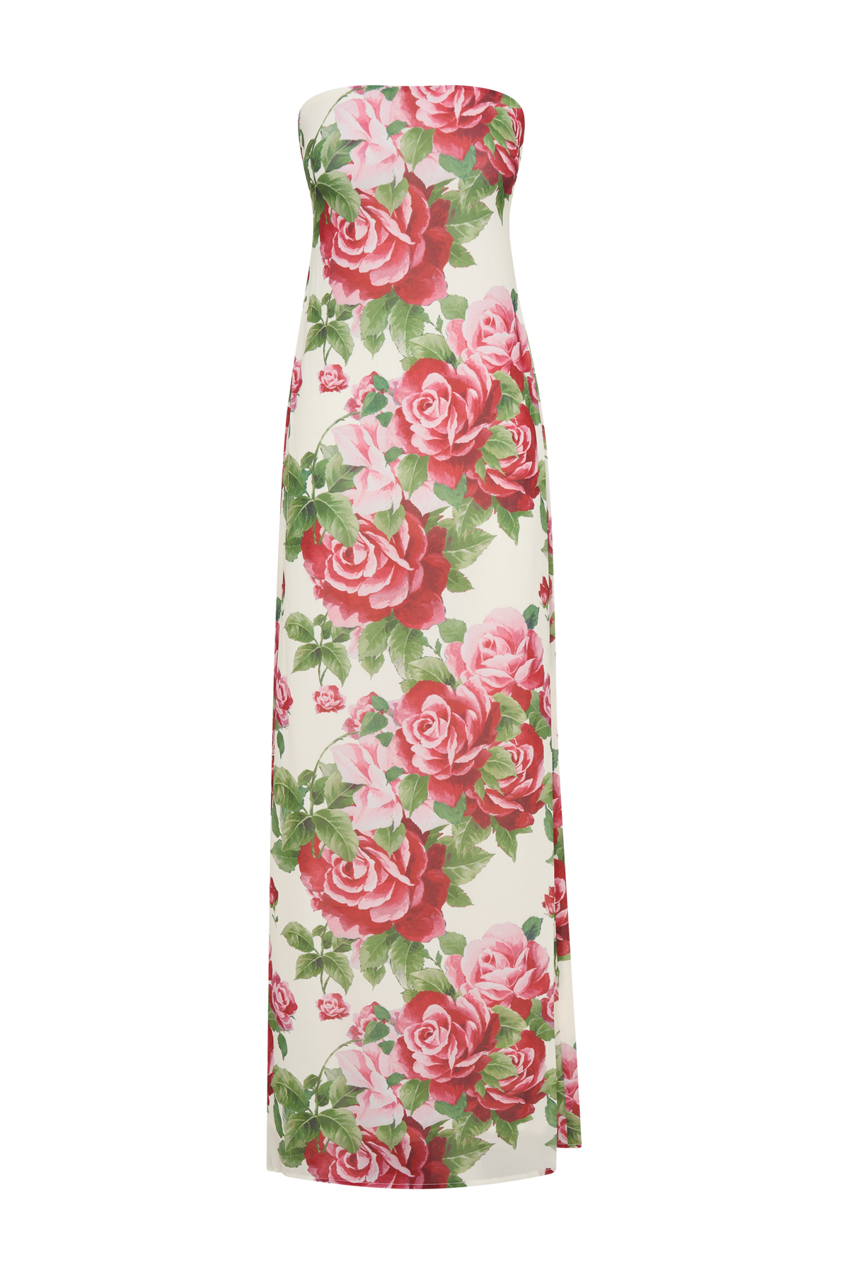 Ella Strapless Chiffon Maxi Dress - Sonia Rose Print