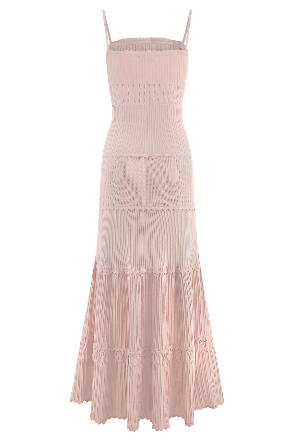 Finley Pointelle Knit Maxi Dress - Baby Pink