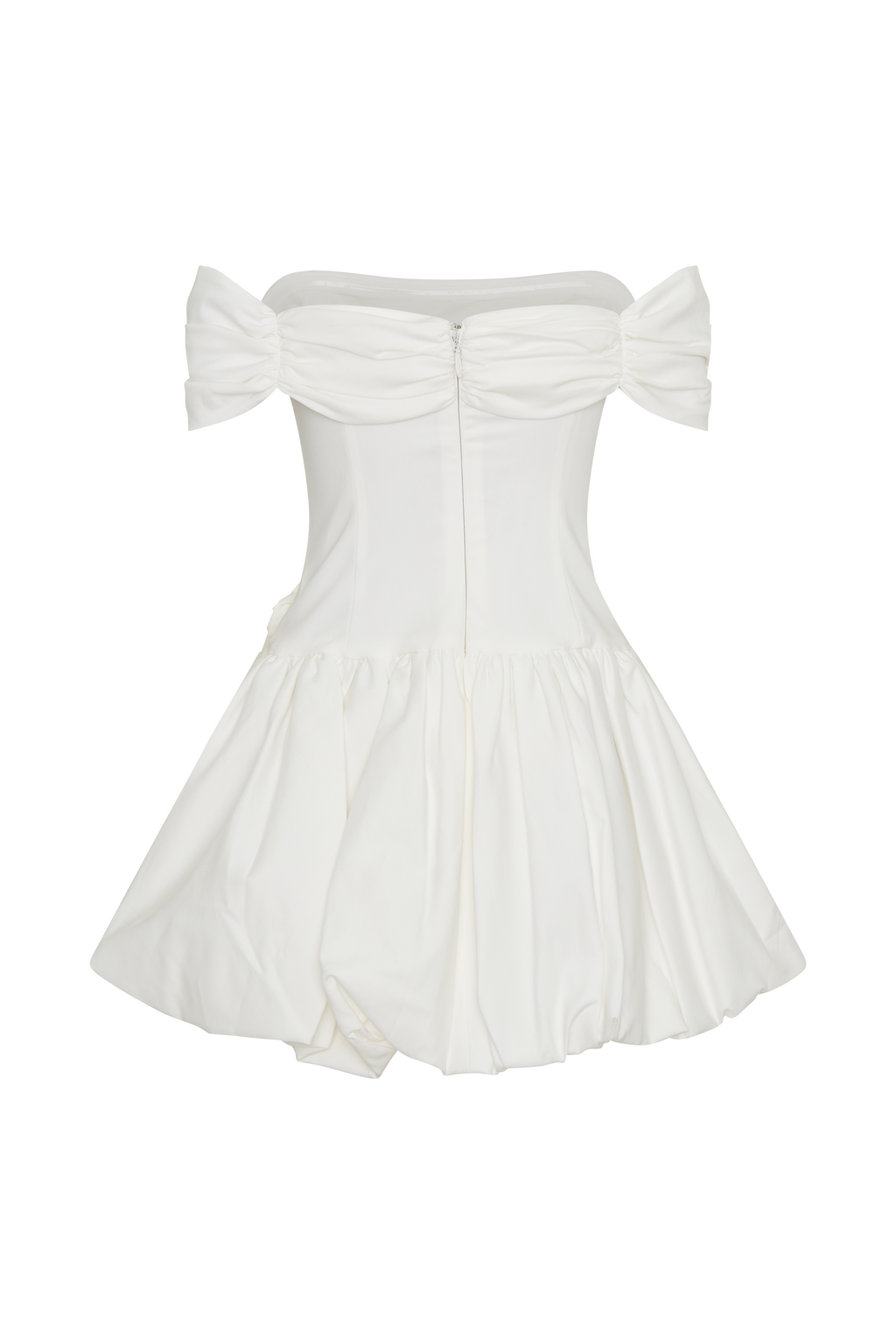 Giovanna Off Shoulder Mini Dress - White