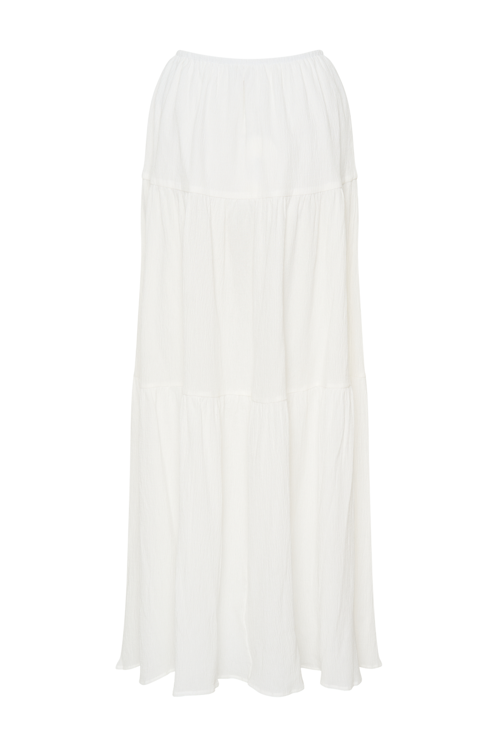 Jacinda Cotton Maxi Skirt - White