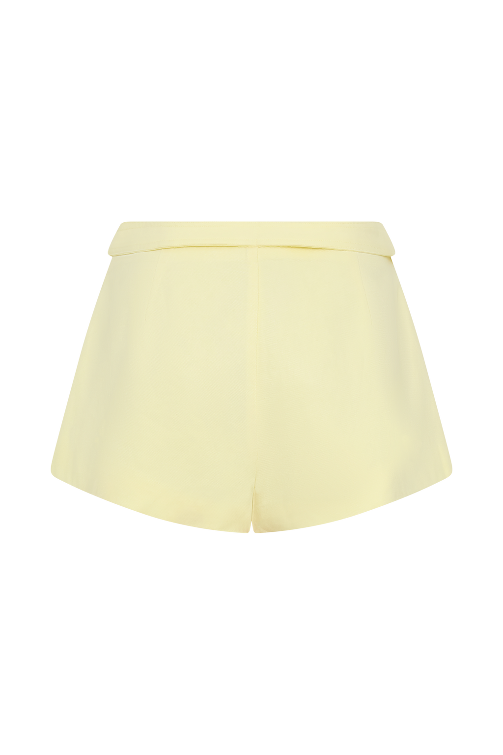 Josephine Cotton Shorts With Waistbands - Lemon