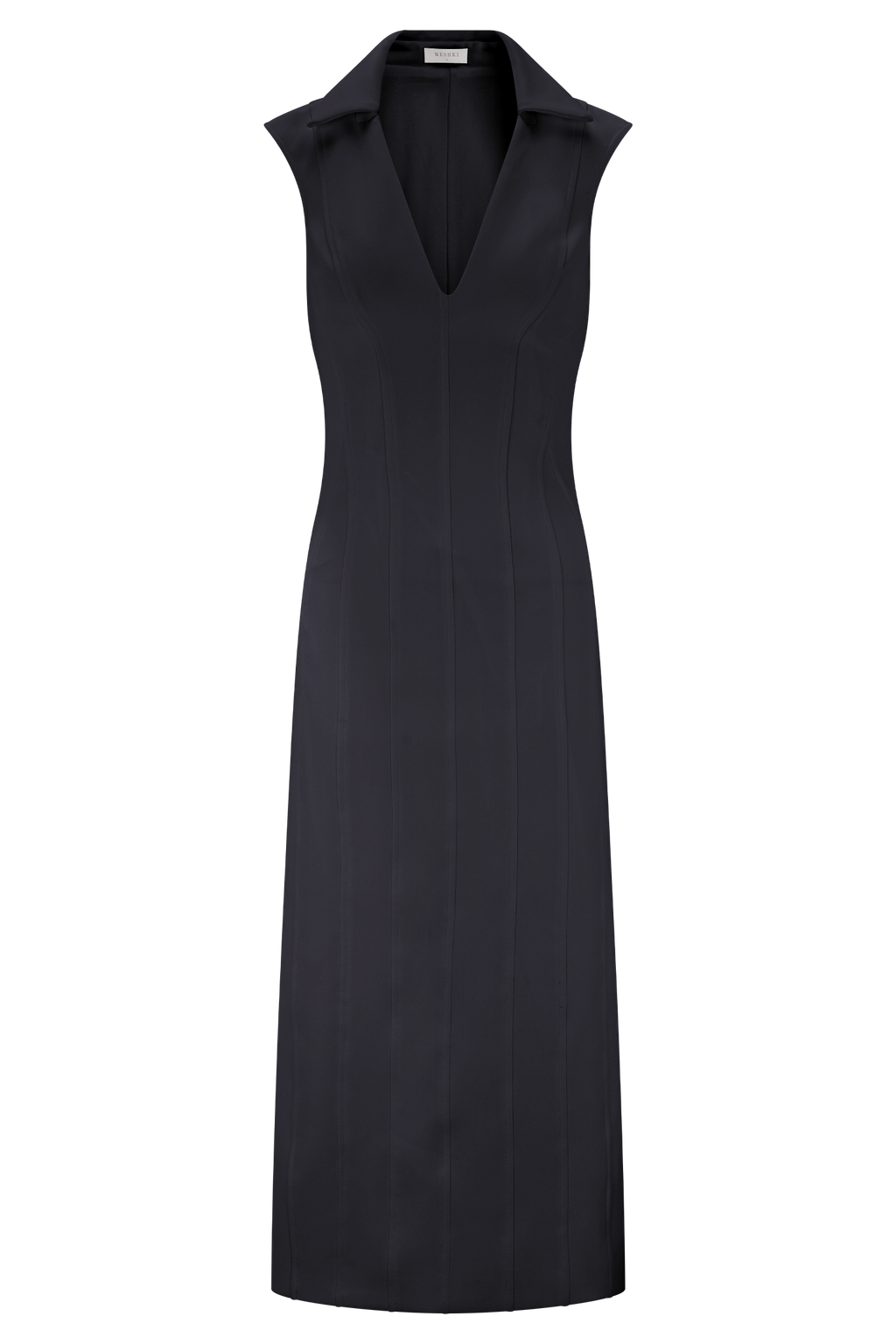 Keagan Sleeveless Midi Dress - Black