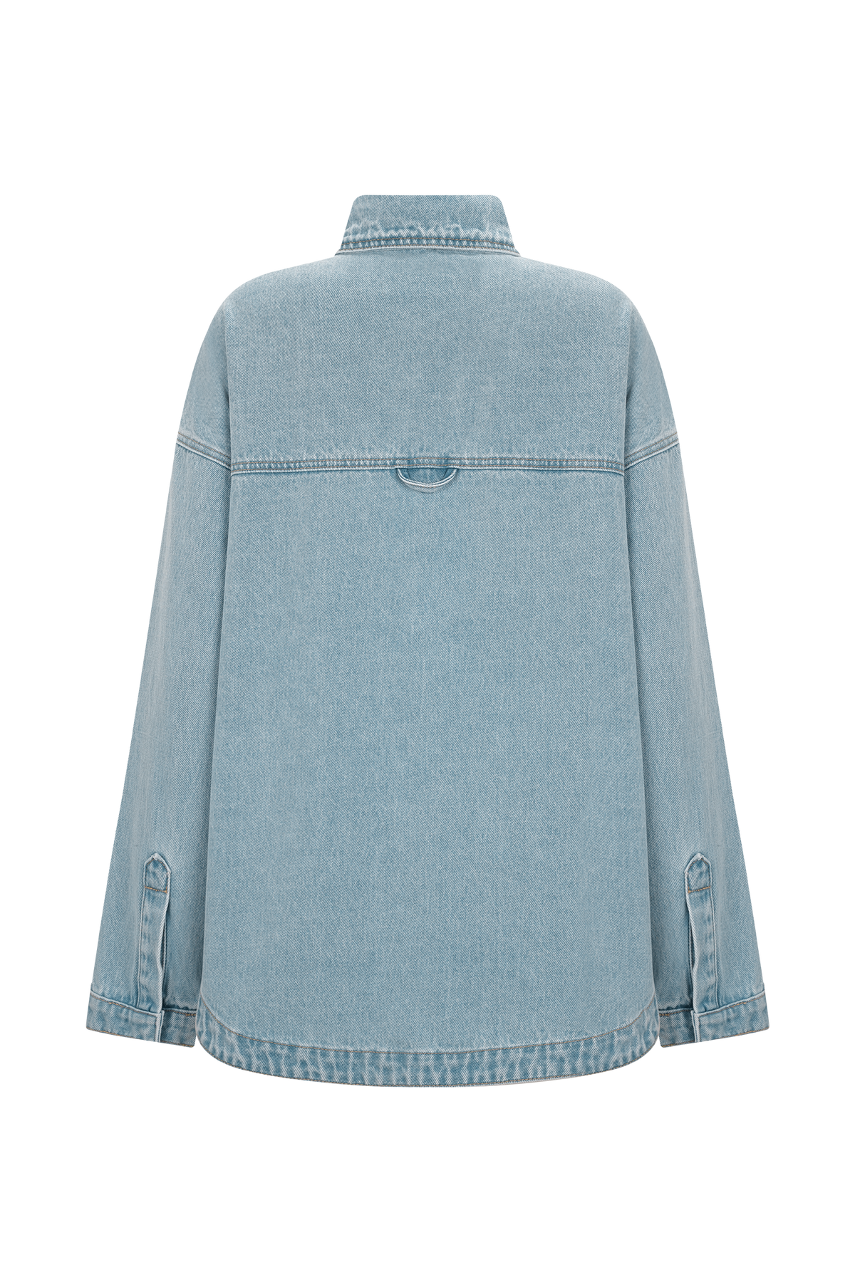 Lioda Oversized Denim Shirt - 80'S Blue