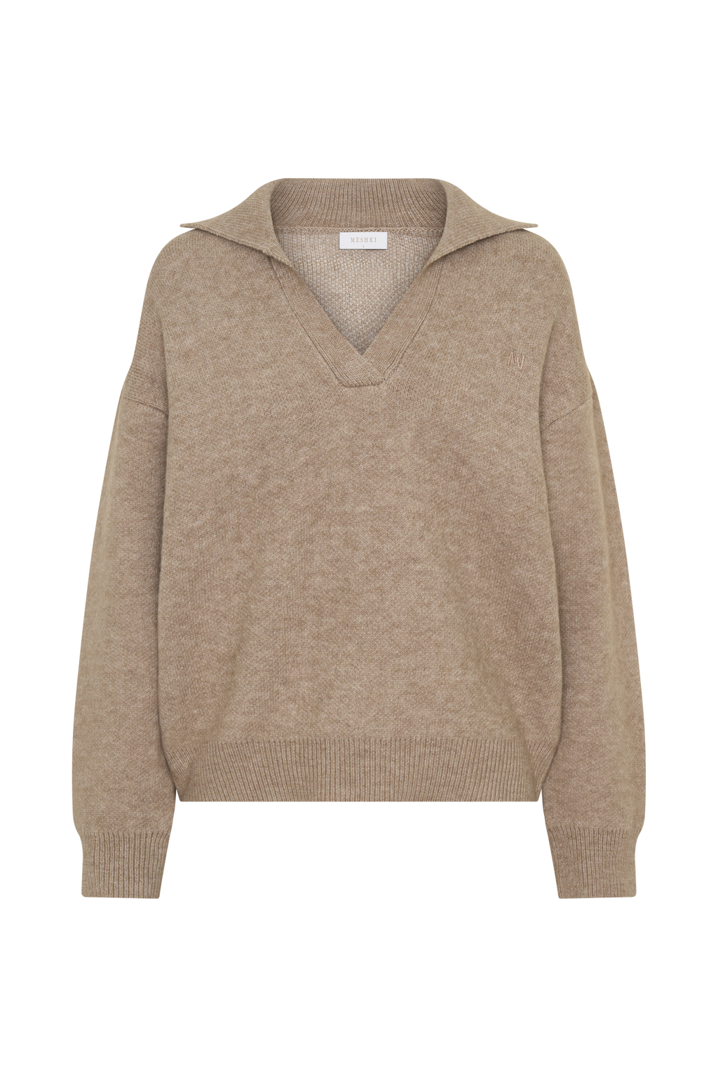Luca Knit Jumper - Beige Marle