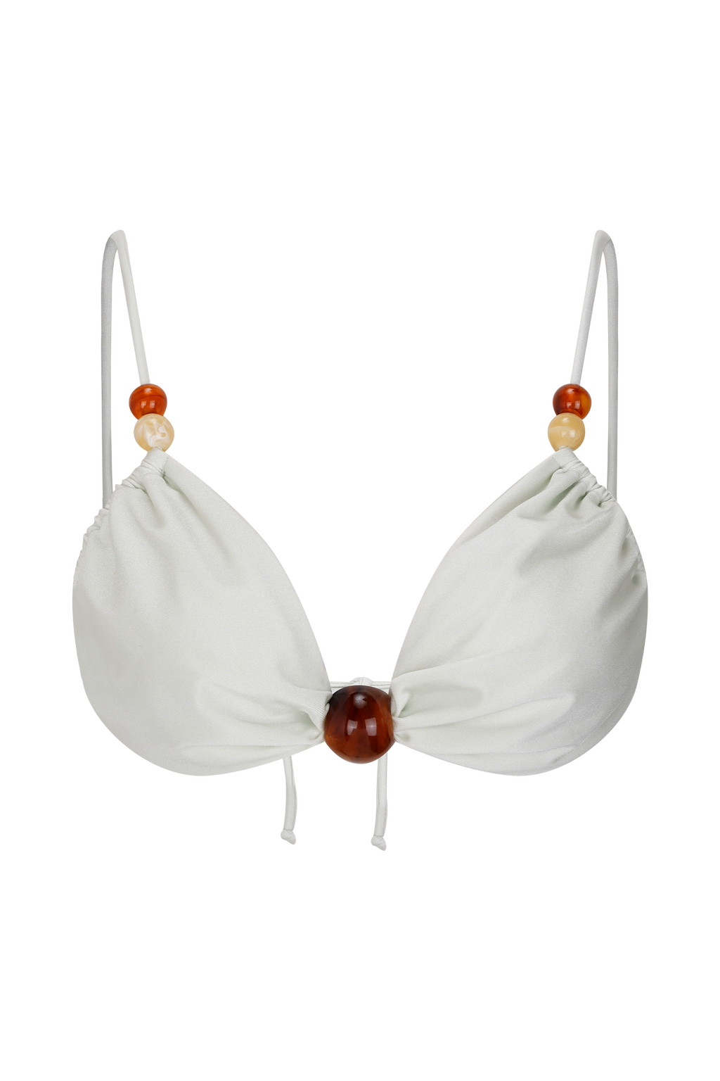Memphis Beaded Bikini Top - Mint