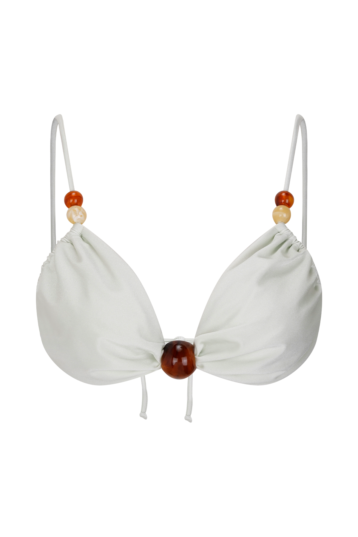 Memphis Beaded Bikini Top - Mint