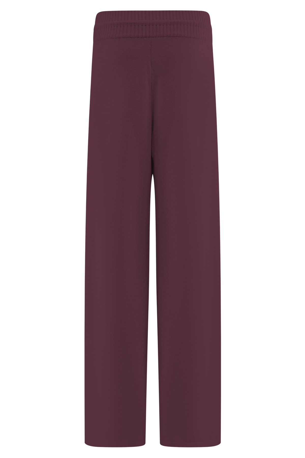 Natalya Knit Wide Leg Pants - Merlot