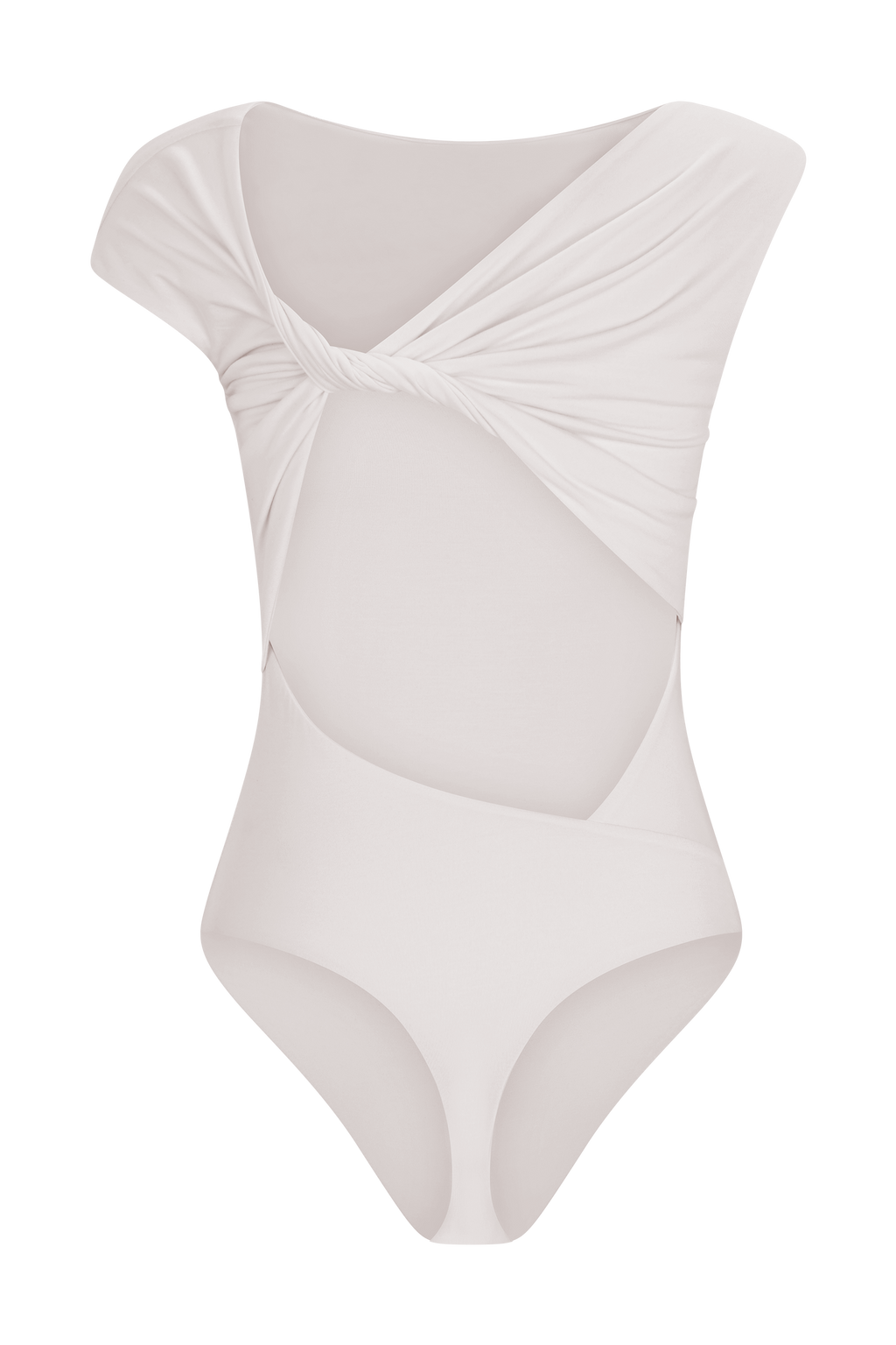 Niamh Modal Twist Back Bodysuit - Ivory